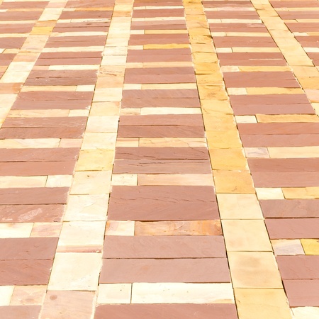 Pattern of Modern Brickの写真素材