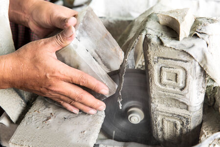 sliced aspect of pure jade の写真素材