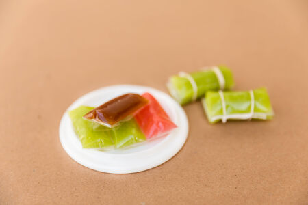 Thai dessert ,caramel thai styleの写真素材