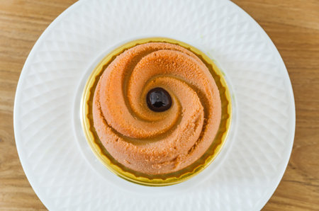 thai tea milk cake, Milk tea cake