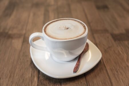 Cup of Cappuccino Coffeeの写真素材