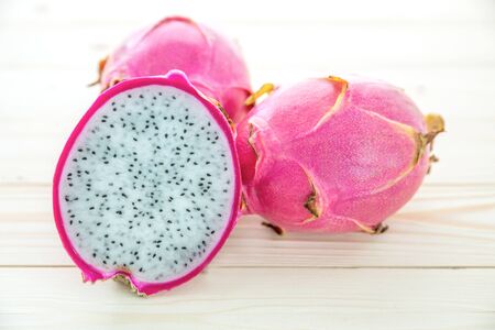 Dragon Fruit , Vivid and Vibrant Dragon Fruitの写真素材