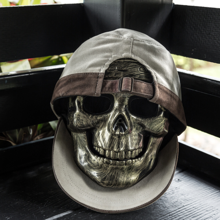 Mask skull, Halloween backgroundの写真素材