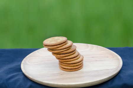 Sandwich biscuits, filled with chocolate