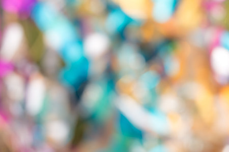 full colors lights bokeh glitter defocused abstract background