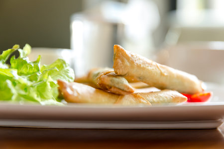 cheese rolls, Spinach Cheese Roll Pieの写真素材
