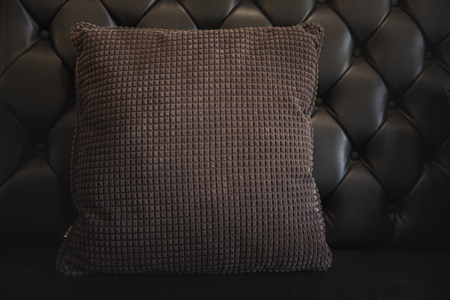 pillow on sofa decoration interiorの写真素材