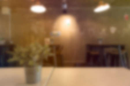 Blurred or defocus image of coffee shopの写真素材