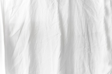 white fabric texture background with copy-space