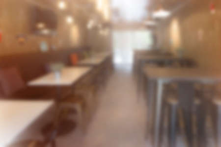 Blurred or defocus image of coffee shopの写真素材
