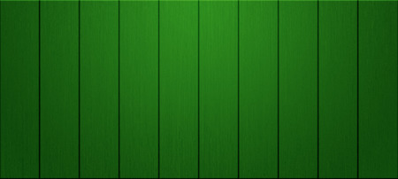 panoramic planks of green wood wall texture for background - concept interior and exterior decorationの写真素材