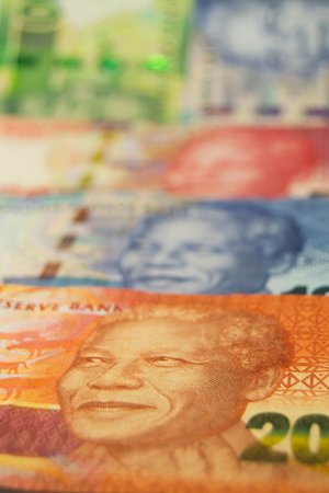 ZAR currency money from South-Africaの写真素材