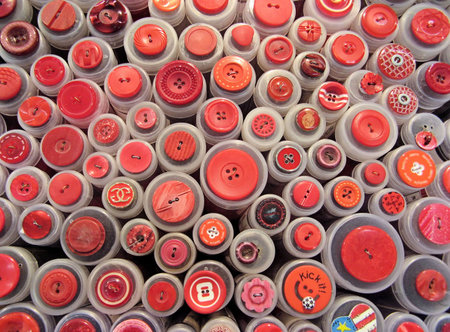Close-up of var. buttons
