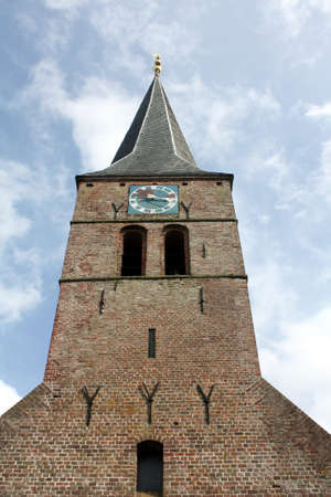 Old church in Ulrum in the Netherlandsの写真素材