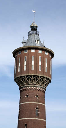 The water tower is built in 1908 in the neorenaice style in Sneek  The Netherlandsのeditorial素材
