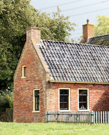Historic house in the North of the Netherlandsのeditorial素材