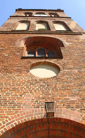 The Marien church from the 14th century in the city of Bergen. germanyの写真素材