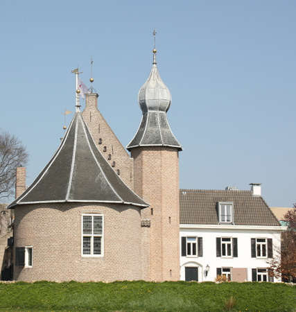 Castle of Coevorden from 1100 in Coevorden. the Netherlandsのeditorial素材