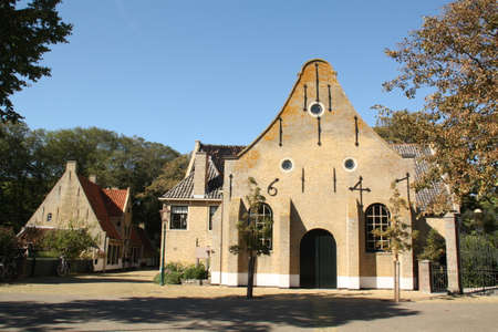 Nicolaas Church from 1647 on the island of Vlieland. the Netherlandsの写真素材