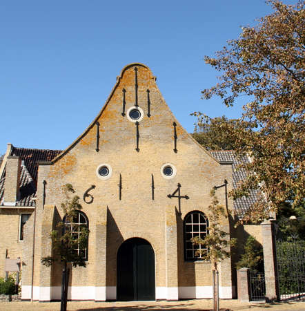 Nicolaas Church from 1647 on the island of Vlieland. the Netherlandsの写真素材