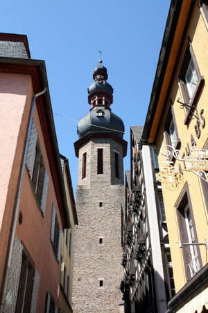 The tower of the city gate in Cochem. Germanyの写真素材