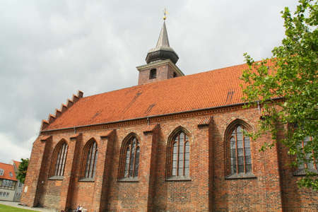 Klosterkirken from the 15th century in Nykøbing on the island Falster. Denmarkのeditorial素材