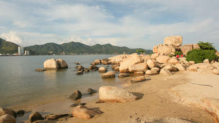 Hon Chong cape. Popular tourist destinations at Nha Trang. Vietnam.の写真素材