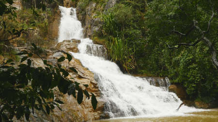 Datanla waterfall in DaLat, Vietnam 2016. Asia Summer.の写真素材