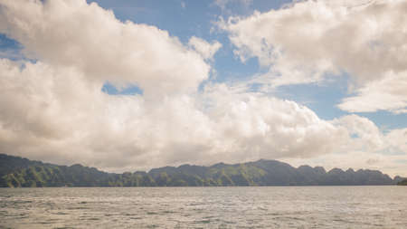 The hills of Busuanga Island. Philippines. Coron. Palawan.の写真素材