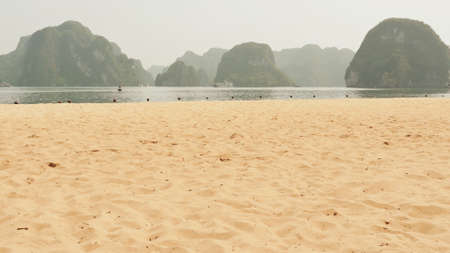 Ha Long Bay Beach. Vietnam.の写真素材