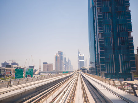 Dubai Metro as worlds longest fully automated metro network 75 km