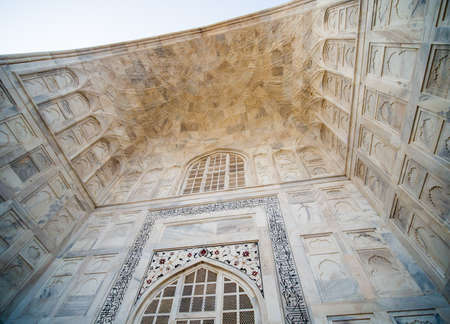 Agra, India - December 12, 2019: Mosaic Legendary Taj Mahah in India.の写真素材