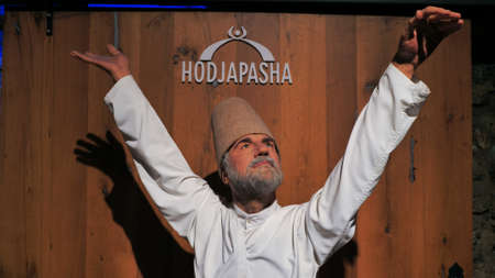 Istanbul, Turkey - January 8, 2020: Sculpture at the Darvish Museum in Istanbul.のeditorial素材