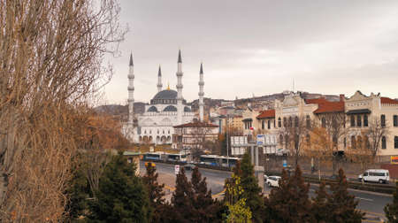 Ankara, Turkey - January 9, 2020: Tourist in the winter in Ankara.のeditorial素材