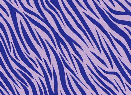Zebra seamless pattern on blue background. Abstract stripes, repeating background. Vector printing for fabrics, posters, banners.のイラスト素材