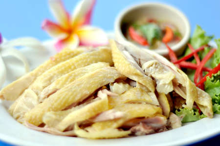 Thai Food Kaw Mun Kaiの写真素材