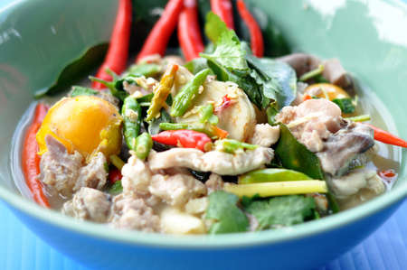 Thai Food Tom Yam Kai Hub Born の写真素材