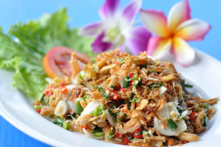 Thai Food  Yam Kai Krob の写真素材