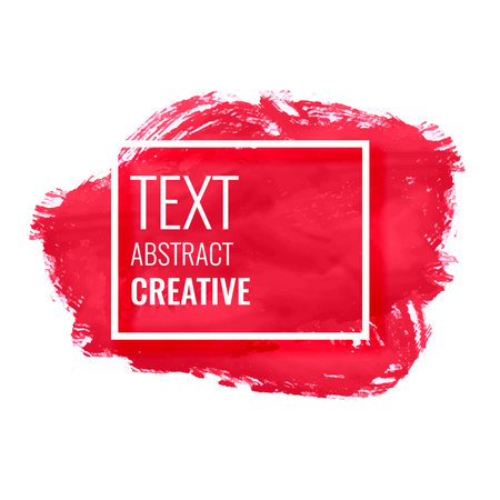 red abstract watercolor paint backgroundのイラスト素材