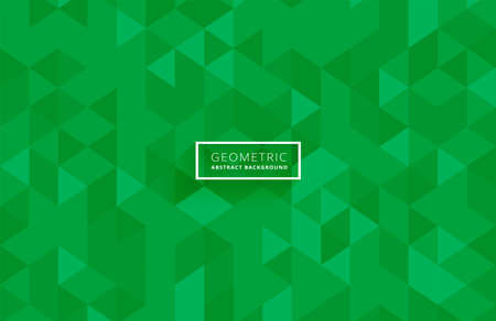 Abstract background.Green triangles with place for text. vector illustrationのイラスト素材