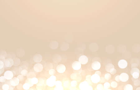 soft golden background with bokeh light effectのイラスト素材