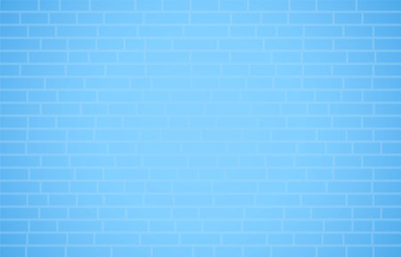 brick texture blue background with text spaceのイラスト素材
