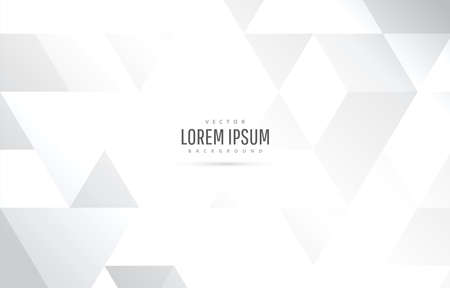 shiny triangle shape white backgroundのイラスト素材