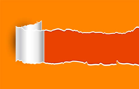 background in torn paper styleのイラスト素材