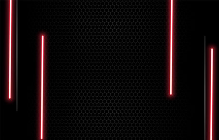 stylish neon with black net background design