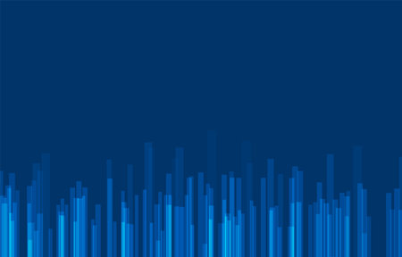 blue background with line chart for brochure cover presentation banner and moreのイラスト素材