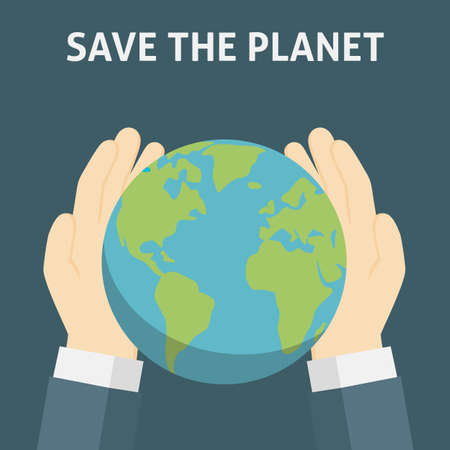 Save The Planet, Save The Earthのイラスト素材