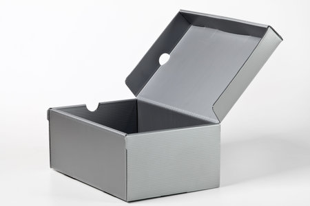 Gray box on white