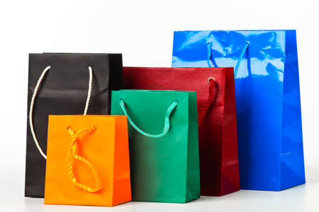 Several shopping bags.の写真素材