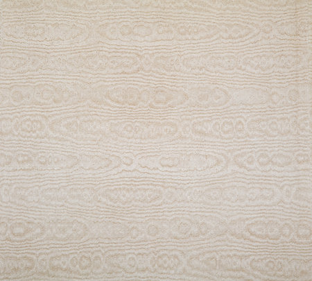 Moire satin beige fabric